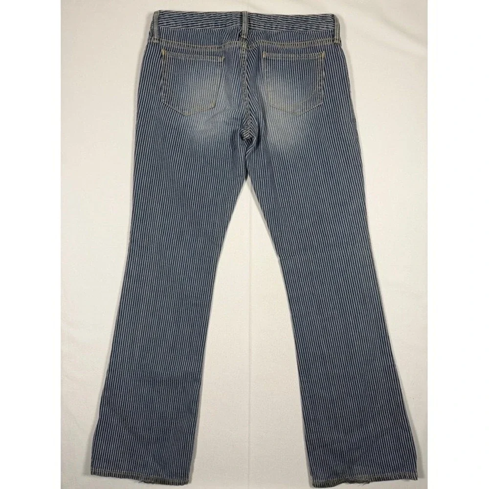 Paperdenim&cloth Southern Pacific Hickory Stripe Jeans Blue White 2-MOD-RS 32x33